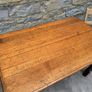 Victorian Solid Oak Dining Table. Image 3