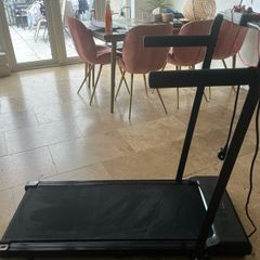 Folding treadmill Q2 Pro speed 0-10km/hr. Practically new, used a few times only . Plastic seal still on main display . Foldable support bars