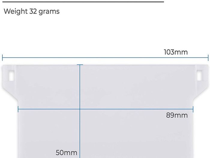 Vertical blind set 30 bottom weights and 6 meter chain 89mm (3.5 inches)-Replacement Spares