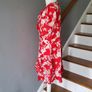 Quiz red & white dress, Size 16 Image 3