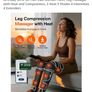Leg Massager for Circulation and Pain Relief, with Heat and Compression, Image 2
