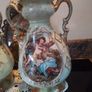 VTG Victorian Style Garniture Vases Image 3