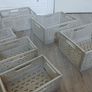 9 x Foldable storage crates 6 x small and 3x medium 6e for the lot Image 2