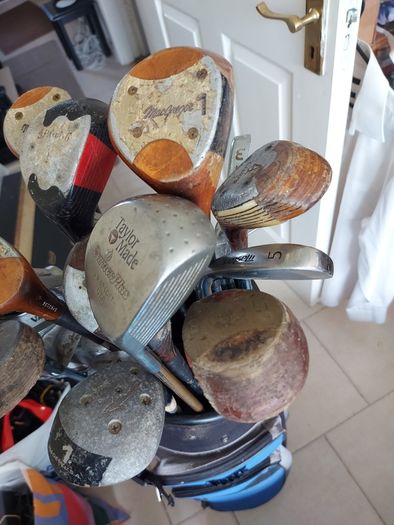 GOLF BAG, and Large selection of Golf Clubs and Woods, in very good condition