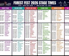 x1 Forest Fest Weekend Ticket