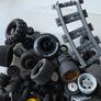 box of lego wheels Image 2