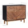 Sideboard 90x33.5x75 cm Solid Acacia Wood and MDF Image 6