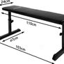 Height-Adjustable Weight Bench Max. User Weight 150 kg Image 2