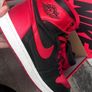 Genuine NIKE Jordans red & black Image 3