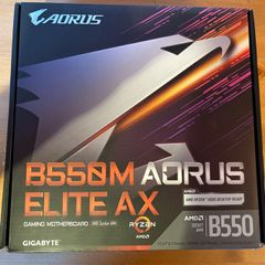 New B550 AORUS Elite Ax Wi-Fi Motherboard AM4 Unused