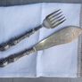 Antique Fish Set - Serving Knife and Fork Image 5