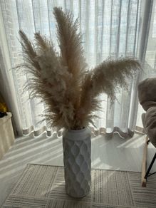 Large pampas with floor vase