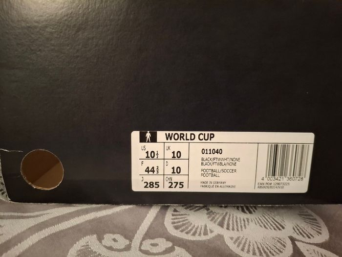 Adidas World Cup Football boots size 10
