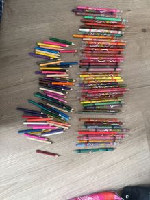 twistables and colour pencils