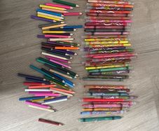 twistables and colour pencils