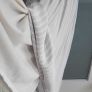 Gila Grunert Vintage Grey & White Vertical Striped Midi Dress with Pockets Sz 12-14 Image 10
