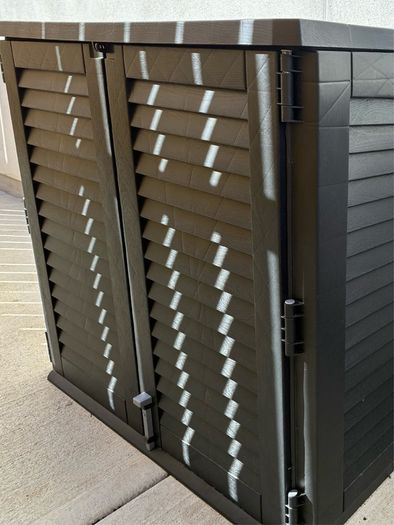 Garden Storage Box 2Door & Lift-Up Lid