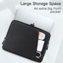 Laptop Sleeve for 13.3-Inch MacBook Air/Pro, 14-Inch MacBook Pro 2021 M1, 13-13.6 Inch Notebook, Waterproof Shock Resistant Bag Case with Accessory Pocket (Black) Image 3