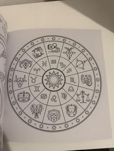 New Zodiac colouring book