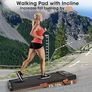 Treadmills Foldable with 10% Incline 1-12KM/H Under Desk Walking Pad with LED Display Remote Control APP Portable Running Machine for Home/Office Jogging Image 2
