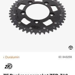 Rear sprocket DUAL BLACK