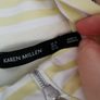 Karen millen belted Yellow Stripe Dress UK 12 Image 5