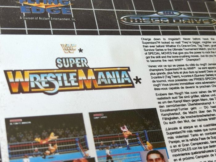 WWF Wrestlemania for Sega Mega Drive - Boxed