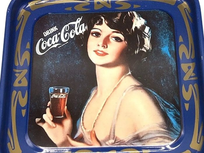 Coca Cola  set of 6 Liberty metal coasters year 1977 # 2