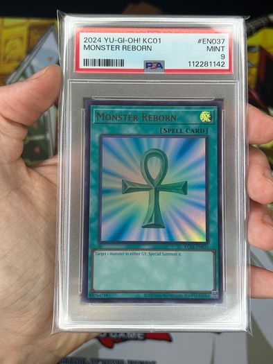 YuGiOh! Monster Reborn PSA 9 | KC01 Japanese Art in the TCG