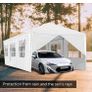 Affordable 3 x 6 m Gazebo Party Tent Garden Gazebo with 6 Side Panels Image 6