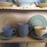 Beautiful 21 Piece (including Teapot) "Harlequin" Collection of Woodsware Utilityware in the Three Colourways, Beryl, Jasmine and Iris Image 9
