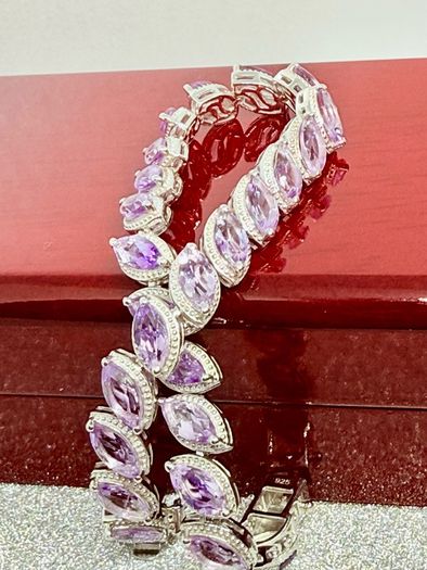 Moroccan Amethyst Cluster Bracelet