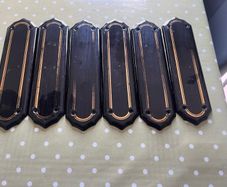 Vintage Finger Door plates