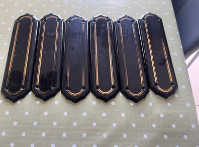 Vintage Finger Door plates