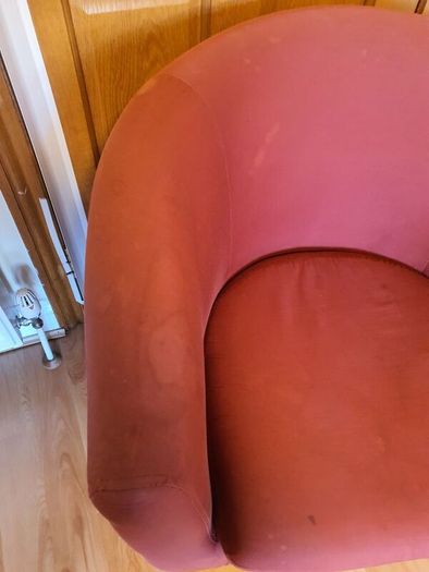 Red armchair