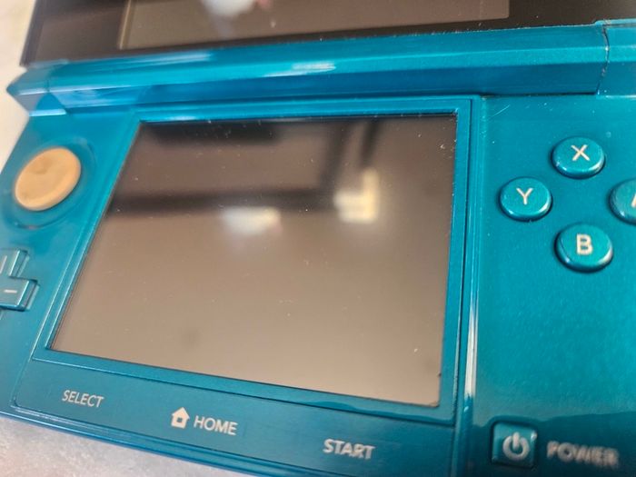 Boxed Nintendo 3DS aqua blue