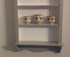 Wall hung display cabinet