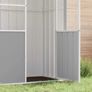 Bird Cage Grey 215x78x200 cm Galvanised Steel Image 4