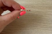Pandora rose gold seashell and diamond ring size 60 perfect condition
