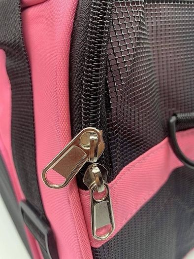 Pet Carrier Bag, Airline Approved Duffle Bags, Pet Travel Portable Bag Home for Little Dogs, Cats and Puppies, Small Animals (M, Pink) (FREE SHIPPING)