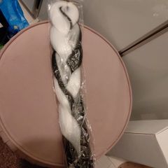 Long hair extension plait