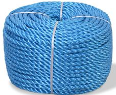 Twisted Rope Polypropylene 12 mm 500 m Blue