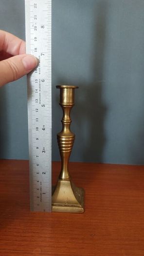 Fabulous Collection of Five Assorted Vintage/Antique Brass Candlesticks - Priced as a Collection, But Can be Sold Separately