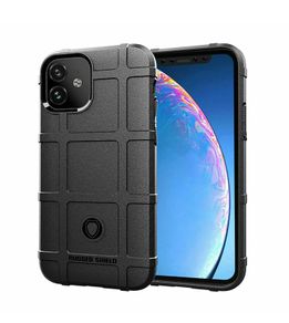 Black Shockproof Armour Case For Apple iPhone 11 Hybrid Hard Back Cover