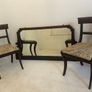 Set of Regency Style Mahogany Bar Back Dining Chairs Image 4