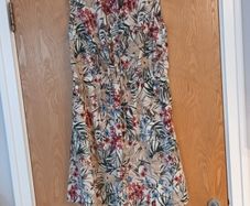 Dunnes Stores  Ivory Sundress Dress.  S. 14. B.N.W.T.