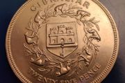 Gibraltar 25 Pence 1977 - Elizabeth II Silver Jubilee