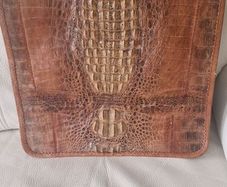 Genuine crocodile handbag