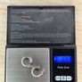 Sterling Silver Thick Chunky Half Hoop Earrings Image 6