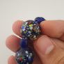 Antique Venetian Style Aventurine Glass Beads Necklace Image 6